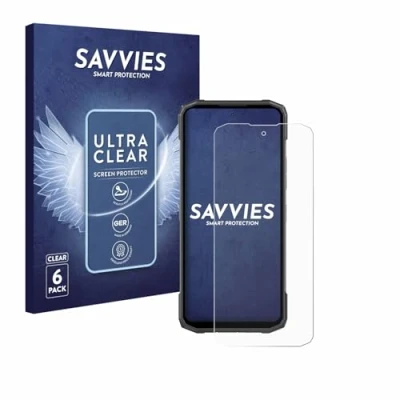 Abbildung von Savvies 6 Stück Schutzfolie für Doogee Blade 10 Power Displayschutz Folie Ultra Transparent