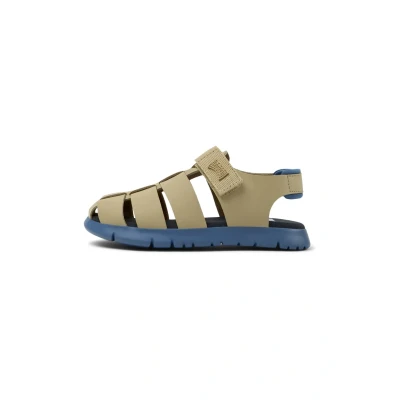 Abbildung von Camper Oruga Unisex Riemensandalette für Kinder, Größe: 32, Mittelbeige Schuhe