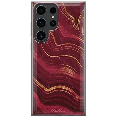 Abbildung von Babaco ERT Group Handyhülle für Samsung S23 Ultra Original und offiziell Lizenziertes Muster Marble 011 optimal an die Form des Handy angepasst, hülle aus TPU