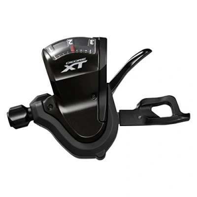 Abbildung von Shimano Deore XT Trekking SL T8000 Schalthebel 3 fach Schwarz 2017 rechts