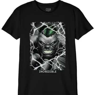 Abbildung von Marvel Jungen Bomarcots176 T Shirt, Schwarz, 6 Jahre
