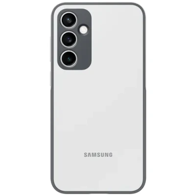 Abbildung von Samsung Galaxy S23 FE Hülle Silikon Soft Case/Backcover Handyhülle Hellgrau
