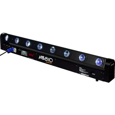 Abbildung von ALGAM LIGHTING MB810 Motorisierte LED Leiste 8 x 10 W RGBW Wischen, Stroboskop, Chase Effekt 1060 160 90 mm IP20