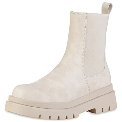 Abbildung von VAN HILL 837887 Plateaustiefelette Bequeme Schuhe