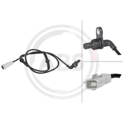 Abbildung von A.B.S. 31869 ABS Sensor aktiver 1025 grau DACIA: Dokker Kombi, Lodgy, Express