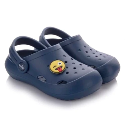 Abbildung von LEMIGO Leichte Kinder Clogs Eva mit Pin Jungen und Mädchen Gartenschuhe Badelatschen Hausschuhe G. 23 36 EU, 880 Lemigoose (Marineblau, 29/30)