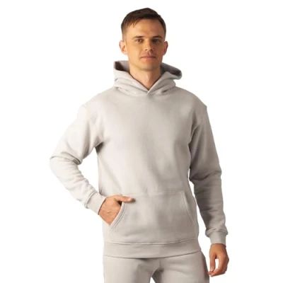 Abbildung von Carlheim Men&#039;s Hoodie Hudson Branded, Stone, Large