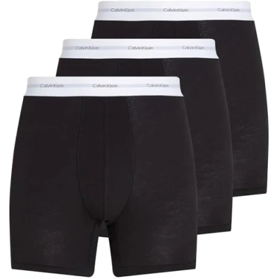 Abbildung von Calvin Klein Underwear Brief 3 PACK Panties, Herren, Größe: Small, Black