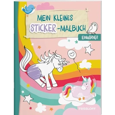 Abbildung von Mein kleines Sticker Malbuch. Einhörner: Stickern und Malen für Kinder ab 4 Jahren (Malbücher blöcke)