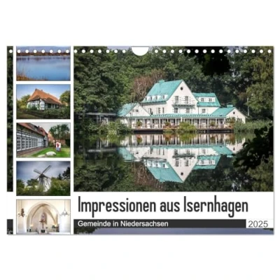 Abbildung von Impressionen aus Isernhagen (Wandkalender 2025 DIN A4 quer), CALVENDO Monatskalender