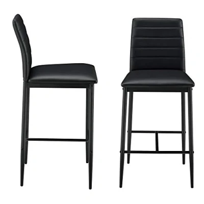 Abbildung von en.casa Barhocker (2er Set), »Hokksund« Barstuhl schwarz