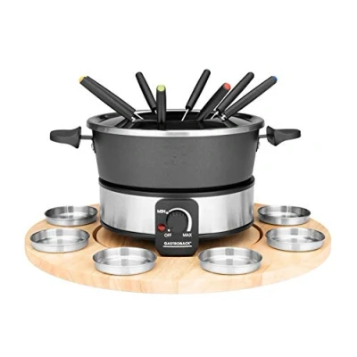 Abbildung von Gastroback 42566, 8 Person(en), 1,8 l, Schwarz, Edelstahl, Oval, 190 C