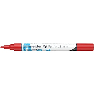 Abbildung von Schneider Acrylmarker Paint It 310 2mm rot