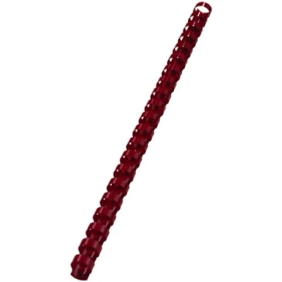 Abbildung von GBC Binderücken ibiCombs 8mm 21 Ringe rot VE=100 Stück