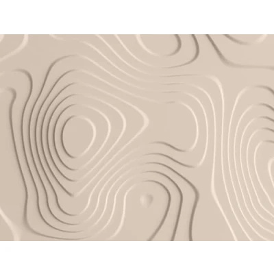Abbildung von living walls Fototapete &quot;The Wall&quot;, 3D Optik Geometrisch matt Motiv, Tapete Beige