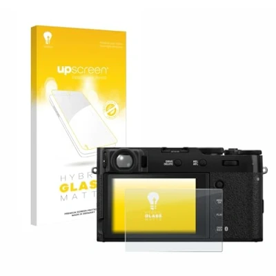 Abbildung von upscreen Entspiegelungs Schutzglas für Fujifilm X100VI Schutzfolie Matt, Glas Folie [mattierend, 9H Panzerschutz, Anti Fingerprint]
