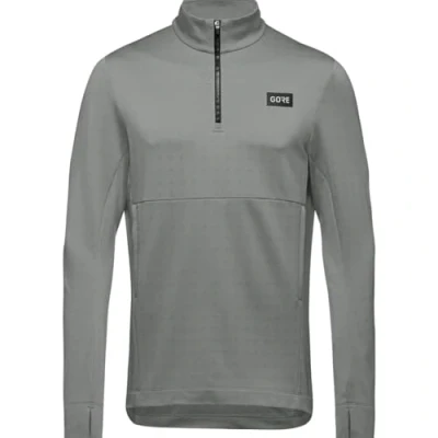 Abbildung von GORE WEAR Herren Everyday Thermo 1/4 zip Hemd, Lab Gray, 3XL EU