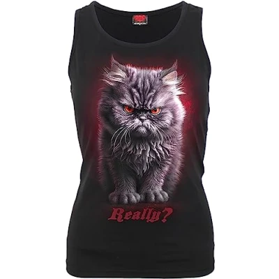 Abbildung von Anger Management Razor Back Top Black L