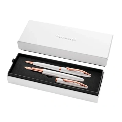 Abbildung von Pelikan Füllhalter Jazz® Noble Elegance, carbon schwarz, (Set), mit Kugelschreiber