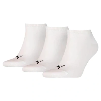 Abbildung von Puma Unisex Invisible Sneaker 3P Sportsocken für Kinder, Größe: 35 38, White