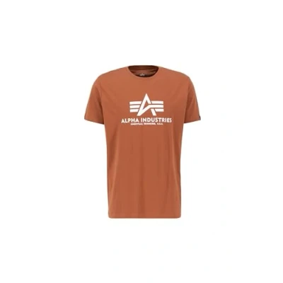 Abbildung von Alpha Industries Tshirt print, Herren, Größe: Medium, Hazel brown