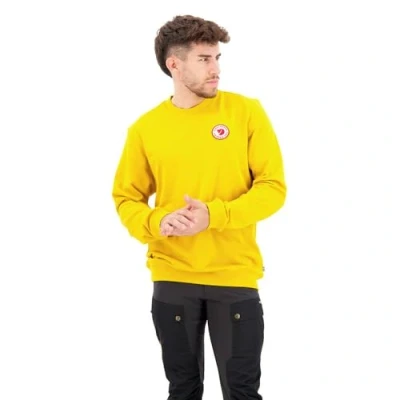 Abbildung von Fjällräven Herren Sweatshirt 1960 Logo Badge Sweater, Farbe:Mustard Yellow, Größe:2XL