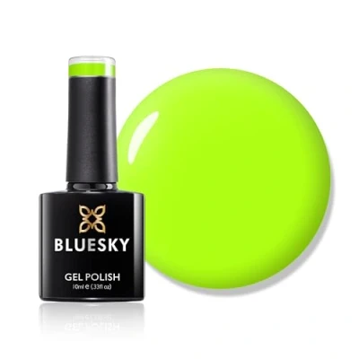 Abbildung von Bluesky Gel Polish, Lime Green, Neon20, auflösbarer Nagellack, Grun, 10 ml