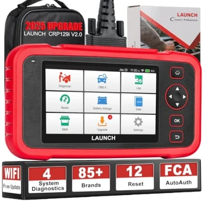 Abbildung von LAUNCH CRP129i 2.0 OBD2 diagnosegerät 4 System KFZ Codeleser ENG/ABS/SRS/at Auto für alle Fahrzeuge, 12 Reset ABS/TPMS/Öl/EPB/SAS/BMS/AF/Adblue/Injektor/Drosselklappe Reset, DPF Regenerierung