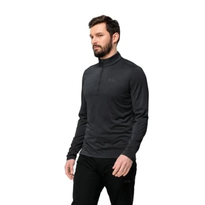 Abbildung von Jack Wolfskin SKY Thermal HZ Langarmshirt, Herren, Größe: XXL, Black