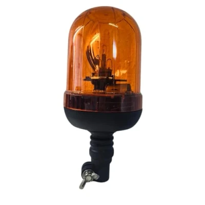 Abbildung von Matel Service Rundumleuchte 12V / 24V H1 flexibler Fuss Rundumkennleuchte Warnleuchte gelb E9