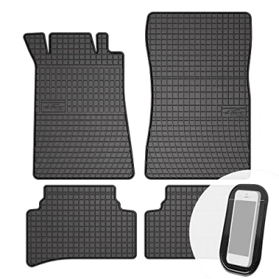 Abbildung von Gummimatten Auto Fußmatten Gummi Automatten Passgenau 4 teilig Set passend für Mercedes Benz C Klasse W202 1993 2001