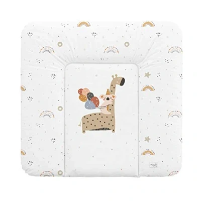Abbildung von CEBA Baby Wickelauflage Weiche Wickelunterlage 75 x 72 cm / 85 cm, Wickeltischauflage für abwaschbar wasserdicht Made in EU