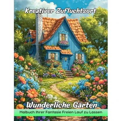 Abbildung von Kreativer Zufluchtsort Wunderliche Gärten Malbuch: Creative Haven Skurrile Malvorlagen, Bezaubernde Designs Für Künstlerische Freude Und Blumenfantasie
