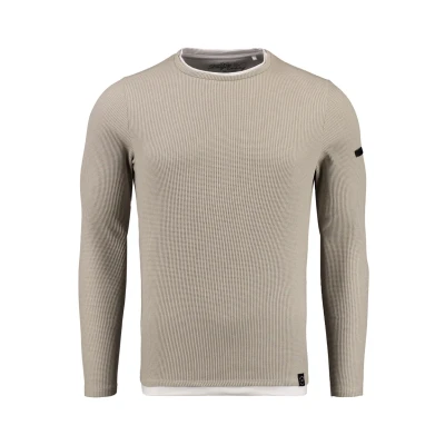 Abbildung von Key Largo MSW Stefano Strickpullover, Herren, Größe: XL, Dove grey