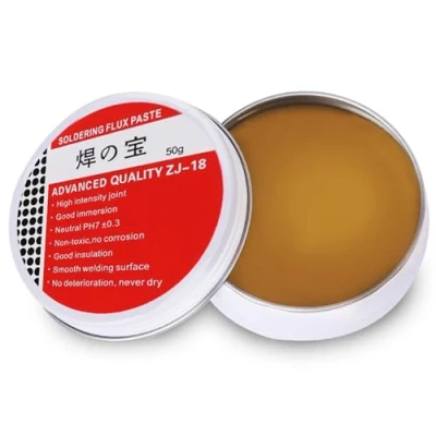 Abbildung von 50g Lötpaste,Lötfett,Flussmittel Löten,Solder Paste,Lötflussmittel,Soldering Flux,Lötfett Flussmittel,für Gold,Kupfer,Eisen,Zinn,Instrumente,Mechaniker (Nettogewicht 50g)