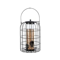 Abbildung von Trixie Food Dispenser mit Schutzgitter, ø 17 x 26 cm, schwarz
