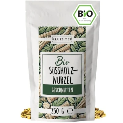 Abbildung von Süßholzwurzel Tee Bio 250 Gramm Süßholz I 100% natürlich aus Biologischem Anbau by KLUIZ TEA