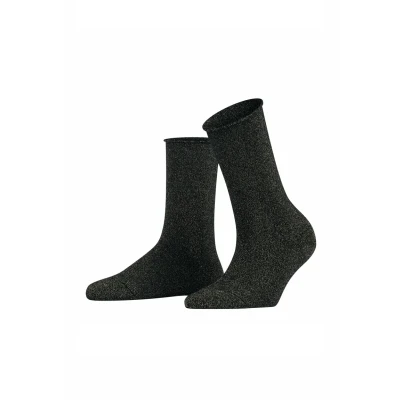 Abbildung von FALKE Damen Shiny W SO Lyocell einfarbig 1 Paar Socken, Schwarz (Black 3000) neu umweltfreundlich, 35 38