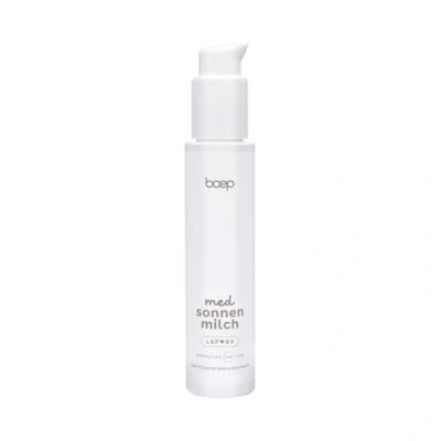 Abbildung von boep med Sonnenmilch Mineralische Sonnencreme mit ZinkoxidFilter LSF 50 für sehr empfindliche Haut und Neurodermitis leichte Rezeptur parfümfrei