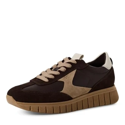 Abbildung von Tamaris Sneaker low, Damen, Größe: 38, Mocca comb Schuhe