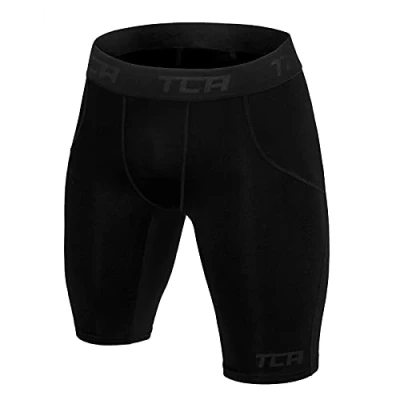 Abbildung von TCA Herren SuperThermal Kompressions Unterwäsche Shorts Schwarz, XL