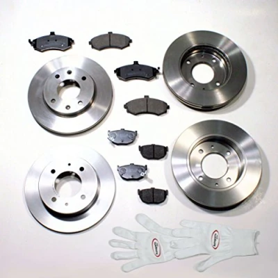 Abbildung von Autoparts Online Set 60005423 Bremsscheiben Bremsen Bremsbeläge für vorne hinten