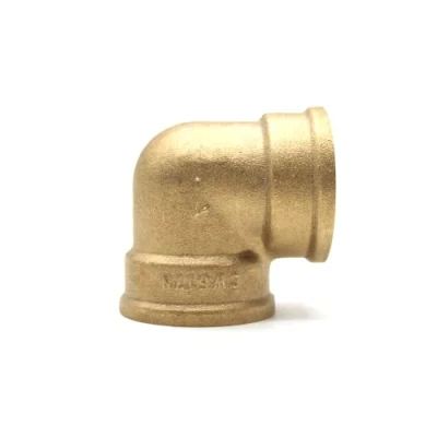 Abbildung von DOJA Barcelona 90 Gewindefitting aus Messing 1/2&quot; 2 x Innengewinde Messingwinkel Rohrwinkel für Bewässerungsanlagen Winkel Rohr Heizkörperrohre, Druckluftrohre