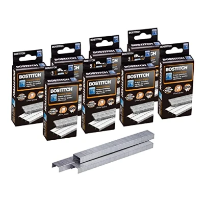 Abbildung von Bostitch Standard Heftklammern, 0,64 cm Länge, 5000 Stück pro Box, 8