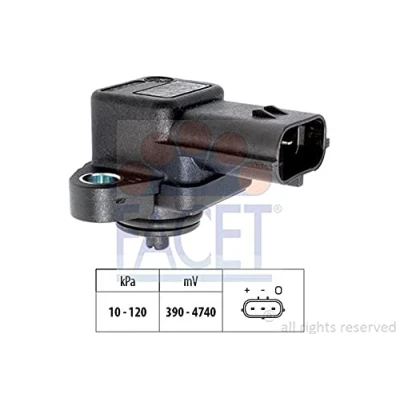 Abbildung von FACET 10.3042 Luftdrucksensor, Höhenanpassung 10kPa 120kPa Made in Italy OE Equivalent FIAT: Sedici