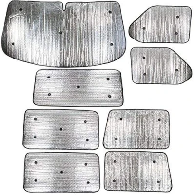 Abbildung von Summit SUM 1634 Luxuriöse Kfz Thermo Blenden, 8 teiliges Set