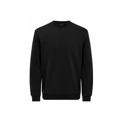 Abbildung von Only &amp; Sons Normal Geschnitten Rundhalsausschnitt Sweatshirt, Herren, Größe: Small, Black