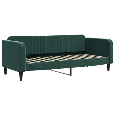 Abbildung von vidaXL Bett Tagesbett Dunkelgrün 80x200 cm Samt