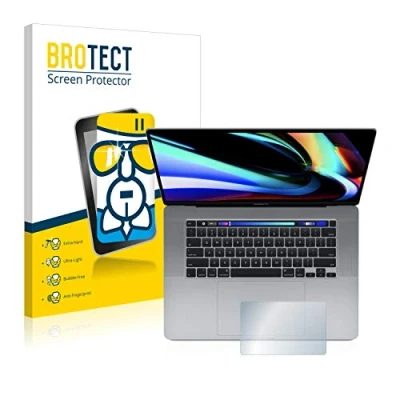 Abbildung von BROTECT Schutzglas für Apple MacBook Pro 16&quot; 2019 (Touch Trackpad) Schutzfolie Panzer Folie Glas [Extrem Kratzfest 9H, Anti Fingerprint,