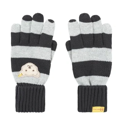 Abbildung von Steiff Jungen Fingerhandschuhe gestreift Handschuhe, Obsidian, 30